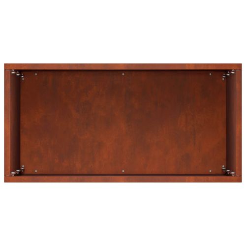 Градинска саксия Ръждясало 40 x 20 x 40 см Кортенова стомана