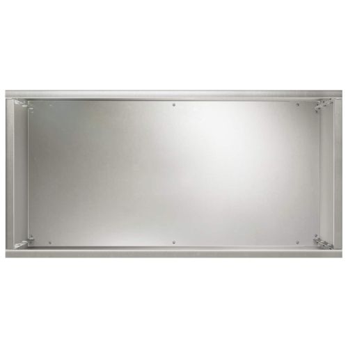 Градинска саксия 2 бр. Сребристо 40 x 20 x 50 см