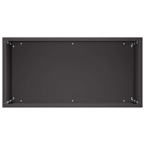 Градинска саксия 2 бр. Черно 40 x 20 x 50 см