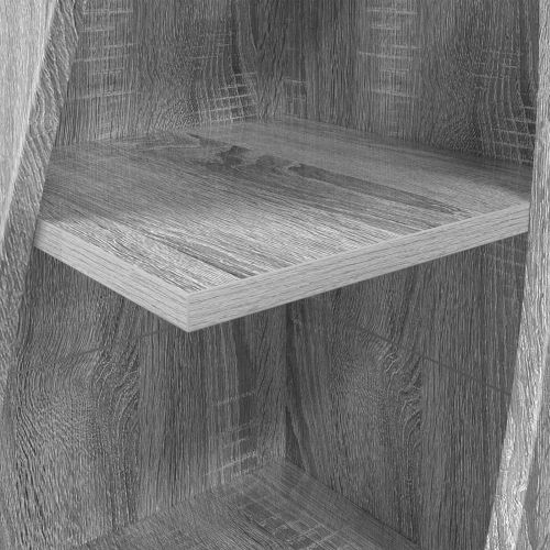 Ъглов шкаф 32x32x140см Инженерна дървесина Сив Сонома