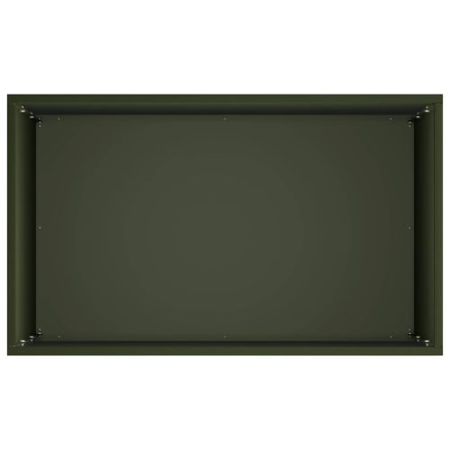 Градинска саксия 2 бр. Маслиненозелено 50 x 30 x 75 см