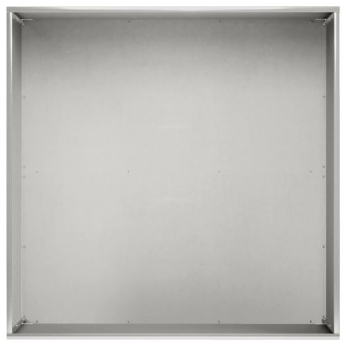 Градинска саксия 2 бр. Сребристо 60 x 60 x 30 cm