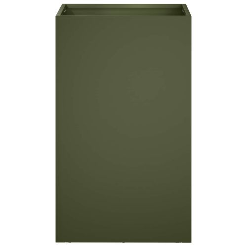 Градинска саксия Маслиненозелено 40 x 40 x 50 cm