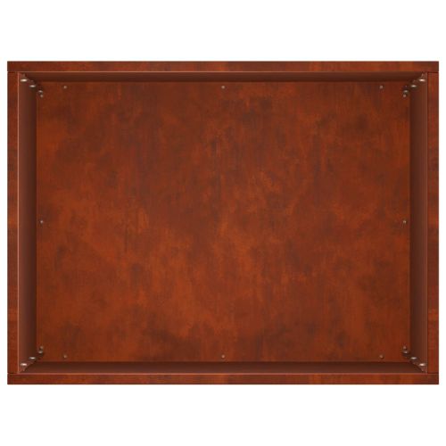 Градинска саксия 2 бр. Ръждясало 40 x 30 x 40 см