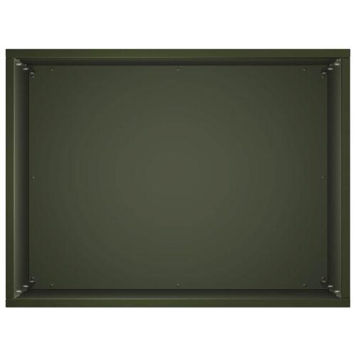 Градинска саксия 2 бр. Маслиненозелено 40 x 30 x 40 см