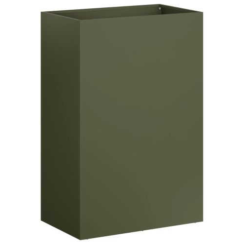 Градинска саксия 2 бр. Маслиненозелено 50 x 40 x 75 см