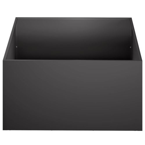 Градинска саксия Черно 60 x 60 x 30 cm