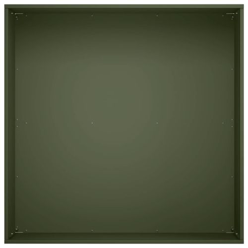 Градинска саксия 2 бр. Маслиненозелено 40 x 40 x 30 cm