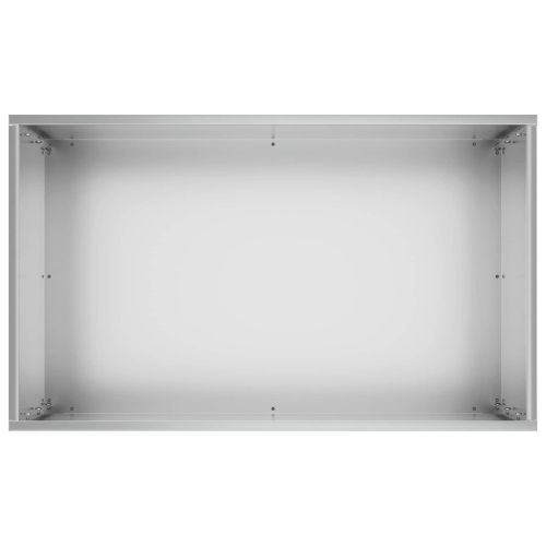 Градинска саксия 2 бр. Сребристо 50 x 40 x 75 см