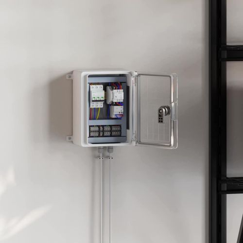 Контролен шкаф Сив 25 x 13 x 24 см ABS пластмаса