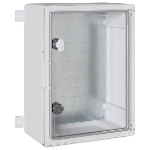 Контролен шкаф Сив 37 x 19,5 x 40 см ABS пластмаса