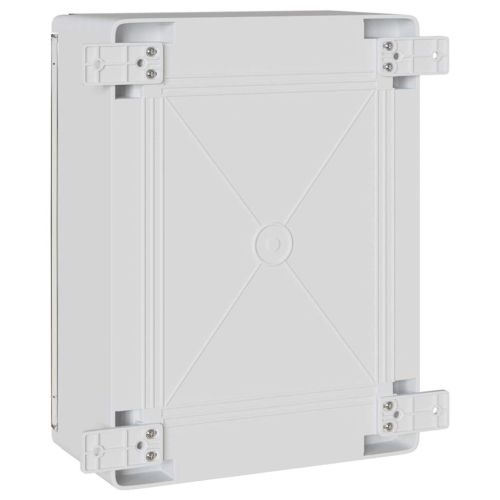 Контролен шкаф Сив 37 x 19,5 x 40 см ABS пластмаса