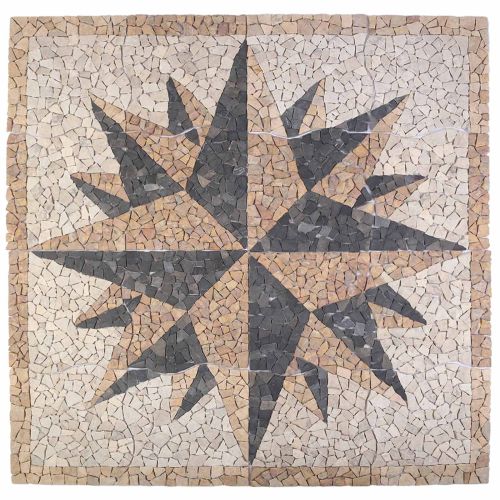 Мозайка с Ветровит Дизайн Многоцветен 120 x 120 cm Мрамор