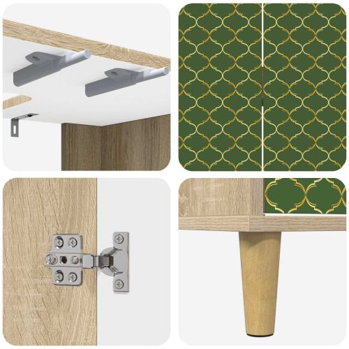 Шкаф за баня GELEEN Сонома 60 x 40 x 60 см Инженерна дървесина