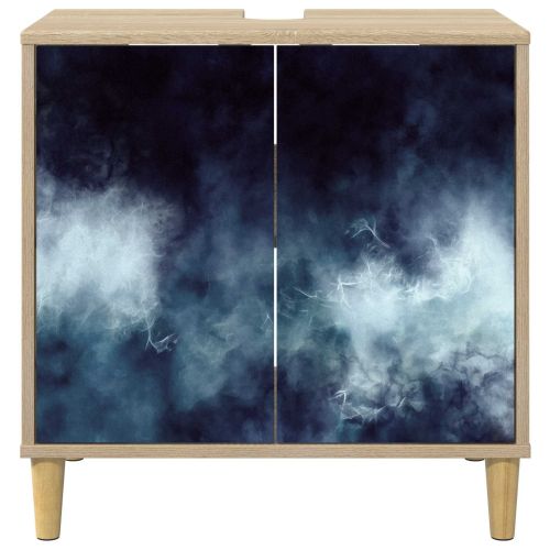 Шкаф за баня RAALTE Сонома 60 x 40 x 60 см Инженерна дървесина