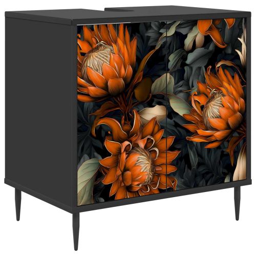 Шкаф за баня LOCHEM Черен дъб 60 x 40 x 61 см