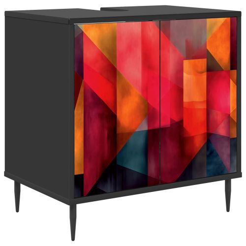Шкаф за баня HEESCH Черен дъб 60 x 40 x 61 см