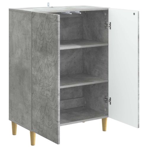Служебен шкаф Бетонно сиво 66 x 34,5 x 90 см