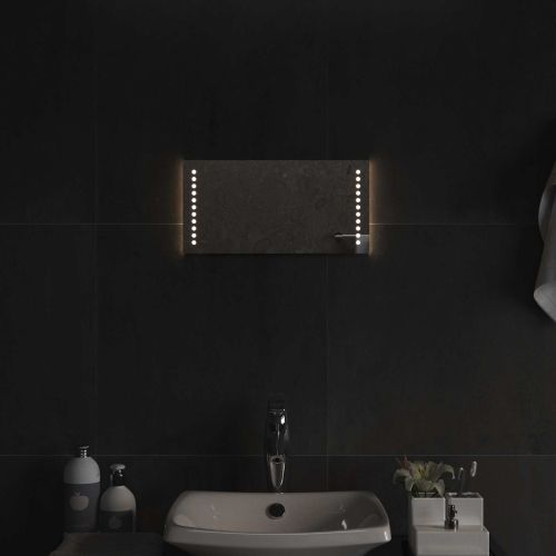 LED огледало за баня Прозрачен 40 x 20 cm закалено стъкло