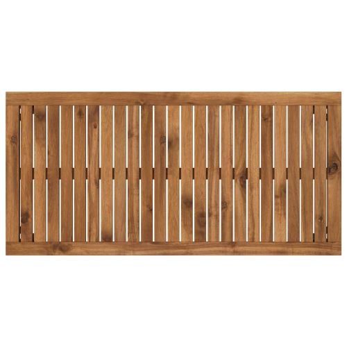 Масичка за кафе Естествено и черно 50 x 100,5 x 45 см