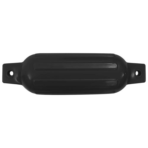 Броня за лодка 4 бр черна Ø 11x40 см PVC