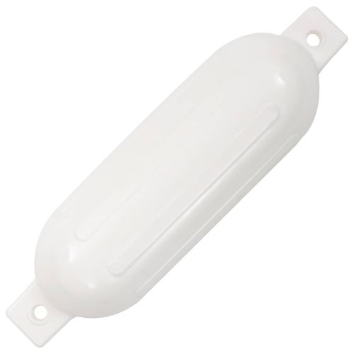 Броня за лодка 4 бр бяла Ø 14x50 см PVC