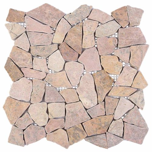 Мозайка плочки Червено 30 x 30 cm Мрамор