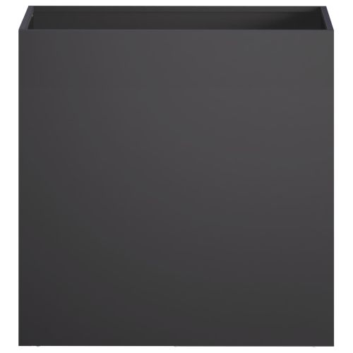 Градинска саксия Черно 50 x 30 x 50 cm