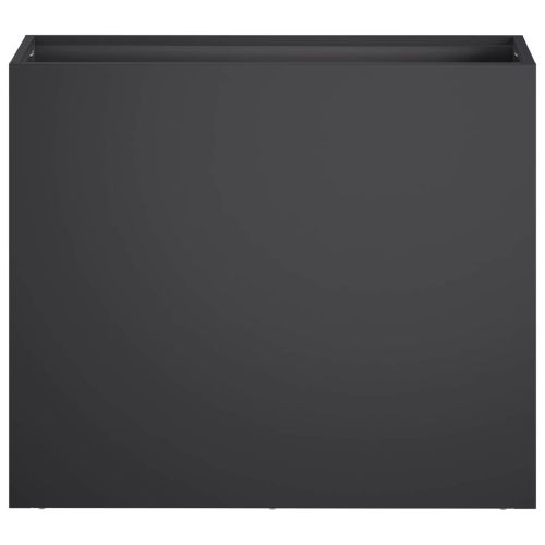 Градинска саксия Черно 50 x 20 x 40 см