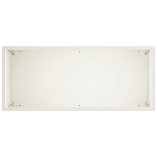 Градинска саксия 2 бр. Бяло 50 x 20 x 75 см