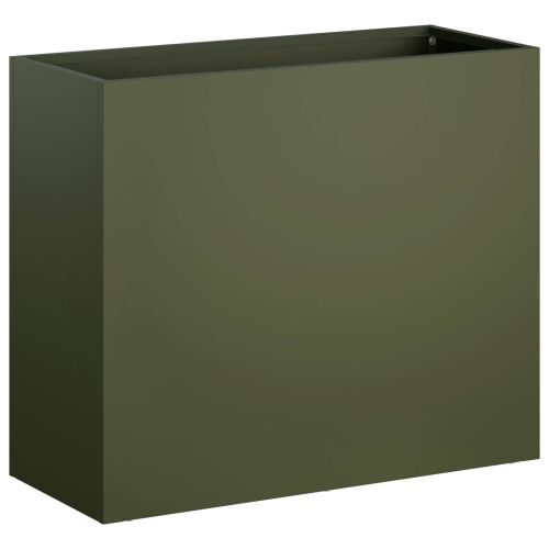 Градинска саксия 2 бр. Маслиненозелено 50 x 20 x 40 см
