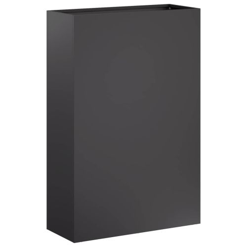 Градинска саксия Черно 50 x 20 x 75 см