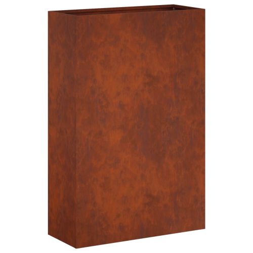 Градинска саксия Ръждясало 40 x 20 x 75 см Кортенова стомана