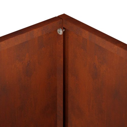 Градинска саксия Ръждясало 40 x 20 x 75 см Кортенова стомана
