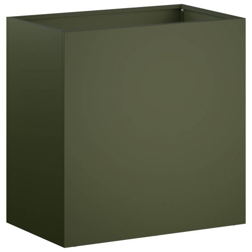 Градинска саксия 2 бр. Маслиненозелено 50 x 30 x 40 см