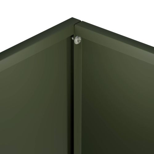 Градинска саксия 2 бр. Маслиненозелено 50 x 30 x 40 см