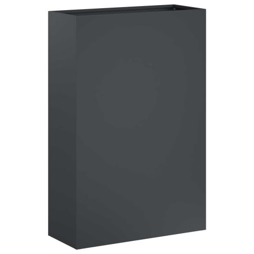 Градинска саксия 2 бр. Антрацит 50 x 20 x 75 см