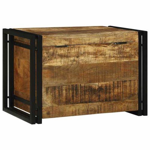 Кутия за съхранение Кафяв и черен 60 x 40 x 41 см