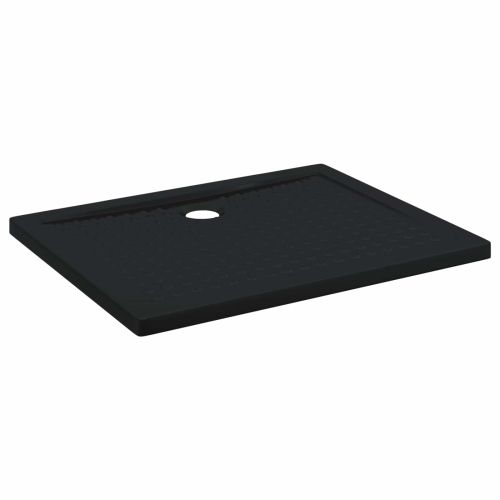 Основен трей за душ с точки 100 x 80 x 4 см ABS Черно