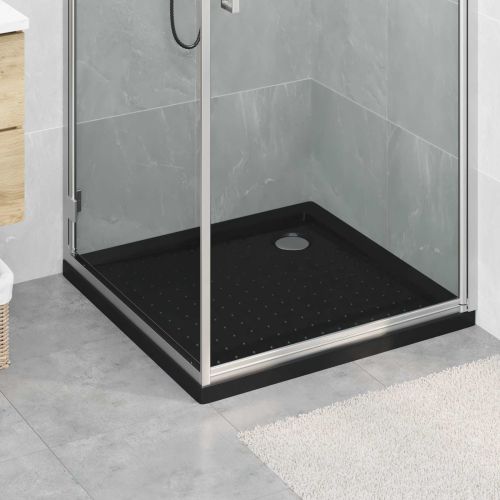 Основен трей за душ с точки 80 x 80 x 4 cm ABS Черно