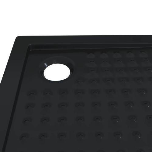 Основен трей за душ с точки 80 x 80 x 4 cm ABS Черно