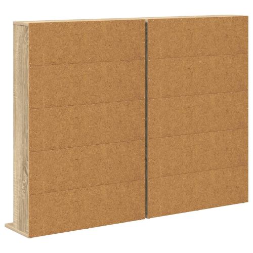 Кабинет за CD 2 бр. Дъб сонома 65 x 23,5 x 97,5 см