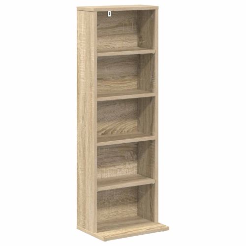 Кабинет за CD Дъб сонома 33 x 23,5 x 97,5 см