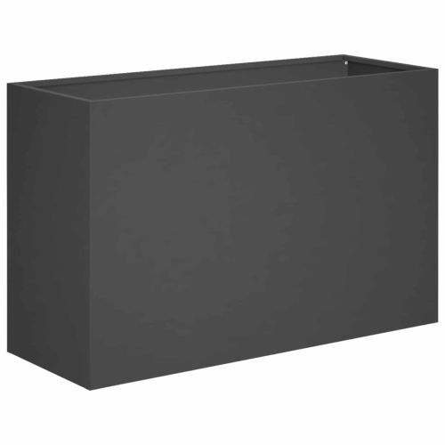 Градинска саксия Черно 80 x 30 x 50 см