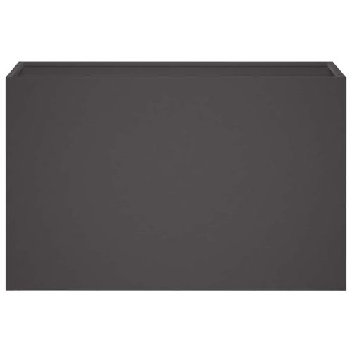 Градинска саксия Черно 80 x 30 x 50 см