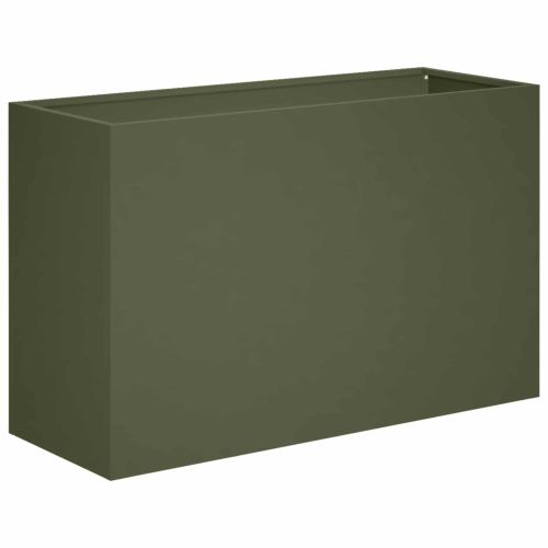 Градинска саксия Маслиненозелено 80 x 30 x 50 см