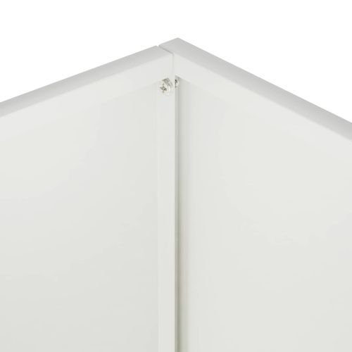 Градинска саксия 2 бр. Бяло 80 x 40 x 50 cm
