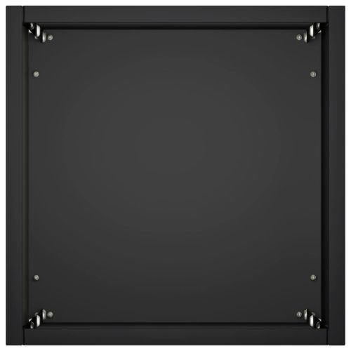 Градинска саксия 2 бр. Черно 20 x 20 x 75 см