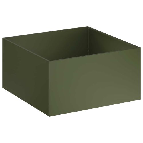 Градинска саксия Маслиненозелено 80 x 80 x 40 cm