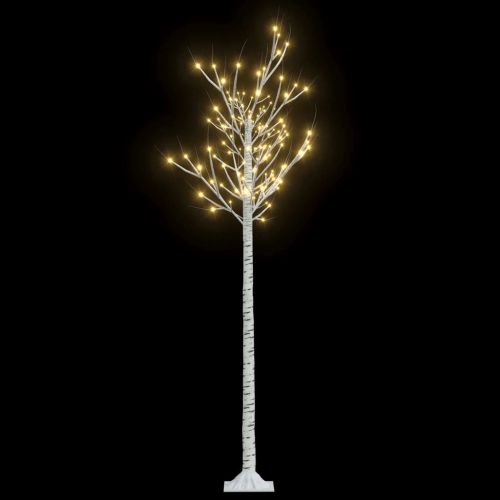 Коледно дърво 200 LED 1,8 м топло бяло върба за закрито/открито